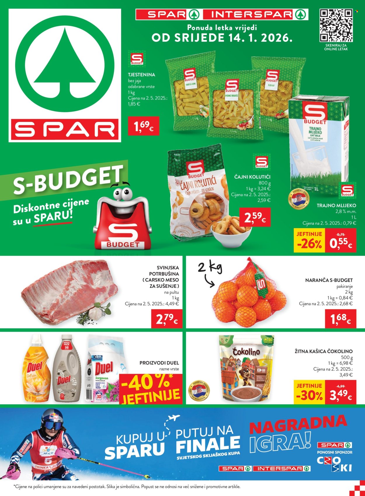 INTERSPAR katalog - 14.01.2026. - 20.01.2026. Stranica 1