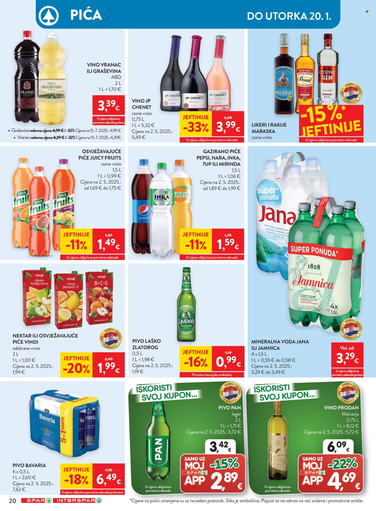 INTERSPAR katalog - 14.01.2026. - 20.01.2026. Stranica 25
