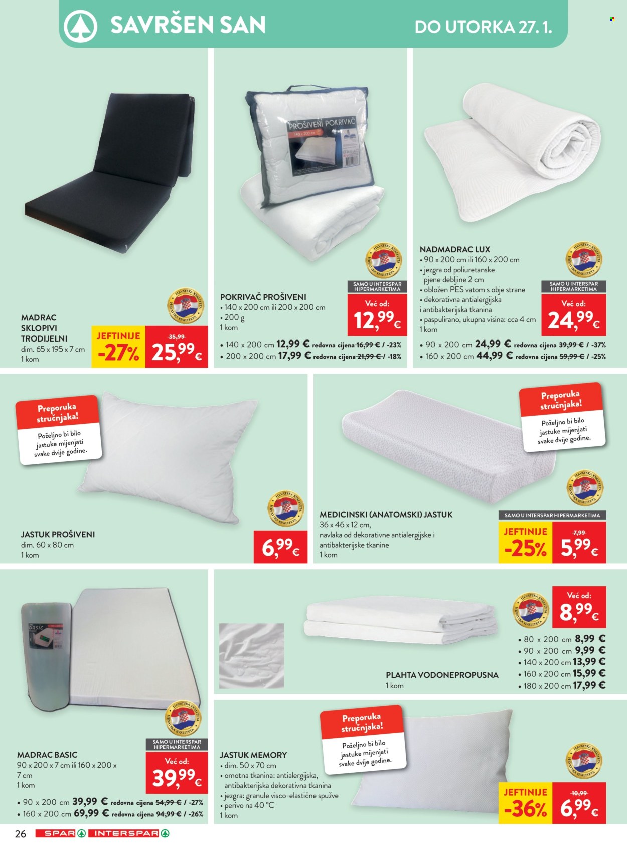 INTERSPAR katalog - 14.01.2026. - 20.01.2026. Stranica 36