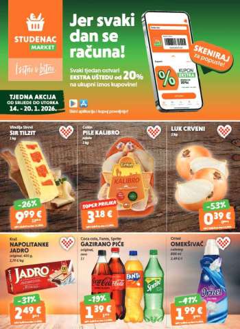 Studenac katalog - 14.01.2026. - 20.01.2026.