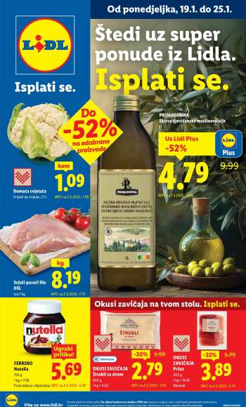 Lidl katalog - 19.01.2026. - 25.01.2026.