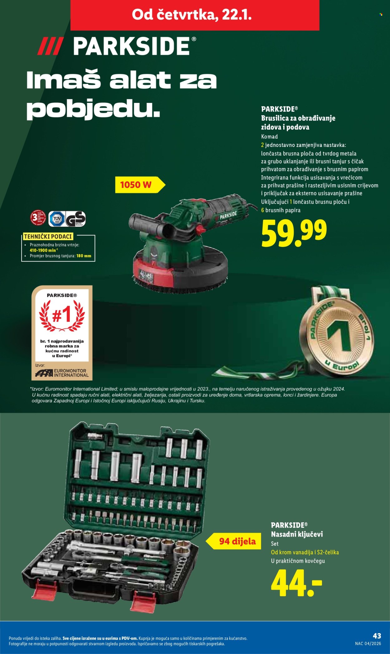 Lidl katalog - 19.01.2026. - 25.01.2026. Stranica 43