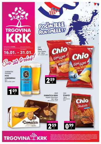 Trgovina KRK katalog - 16.01.2026. - 31.01.2026.