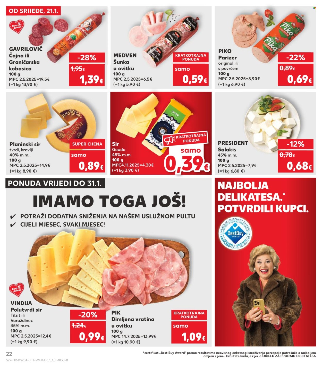 Kaufland katalog - 21.01.2026. - 27.01.2026. Stranica 22