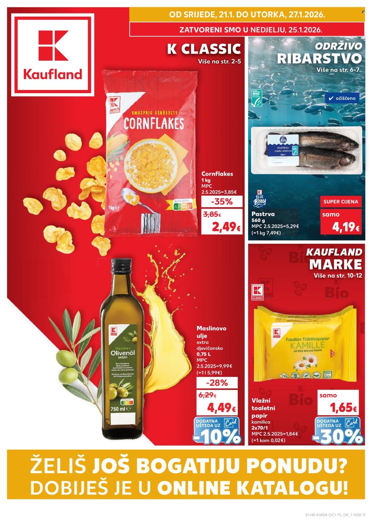 Kaufland katalog - 21.01.2026. - 27.01.2026. Stranica 1