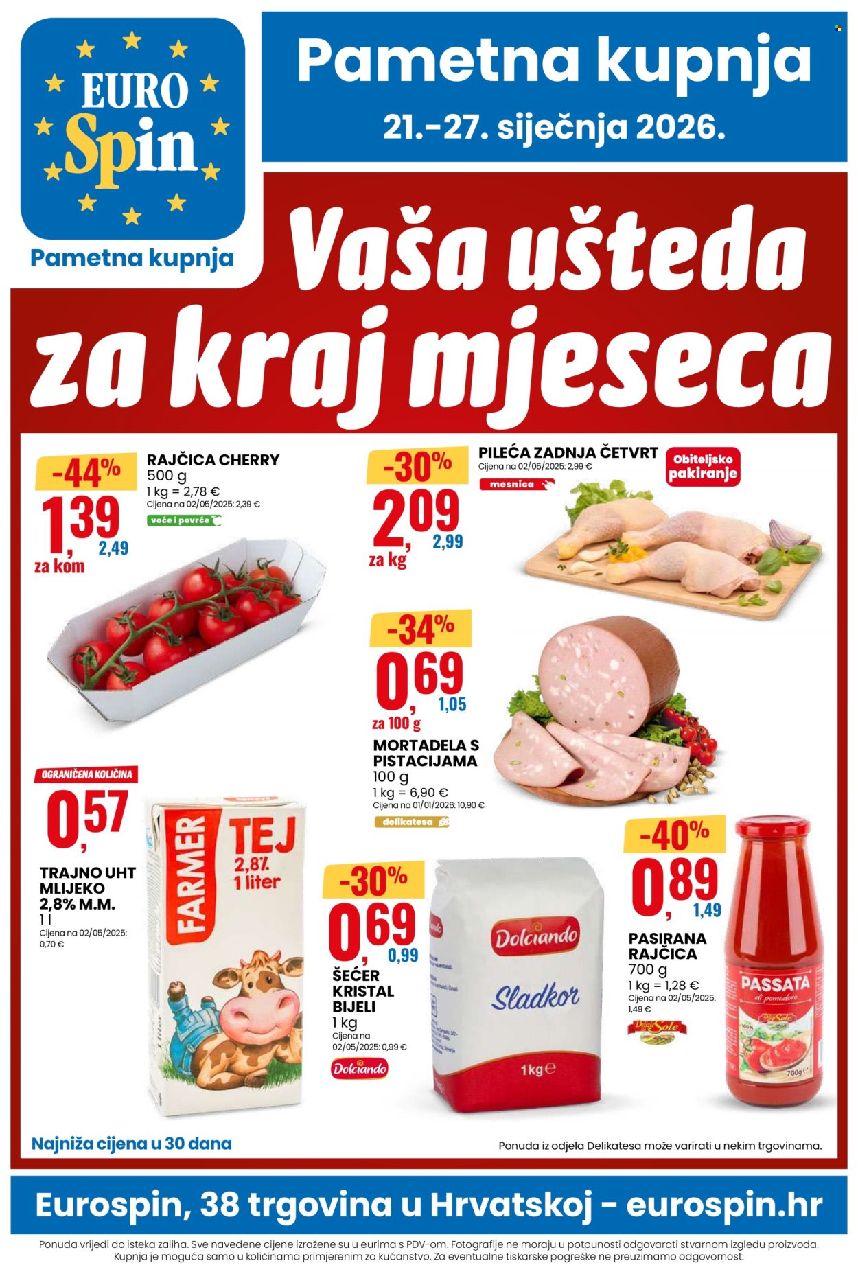 Eurospin katalog - 21.01.2026. - 27.01.2026. Stranica 1