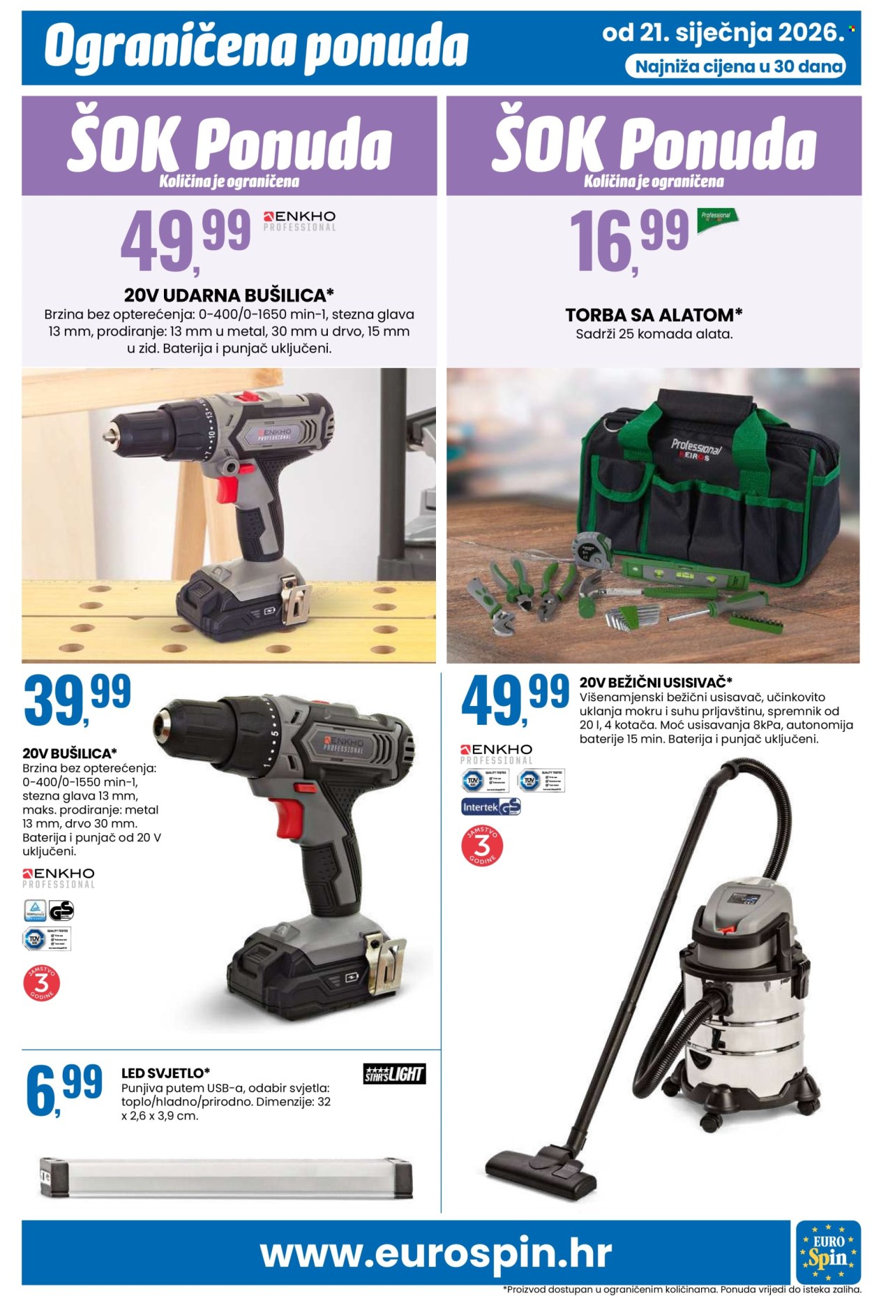Eurospin katalog - 21.01.2026. - 27.01.2026. Stranica 13