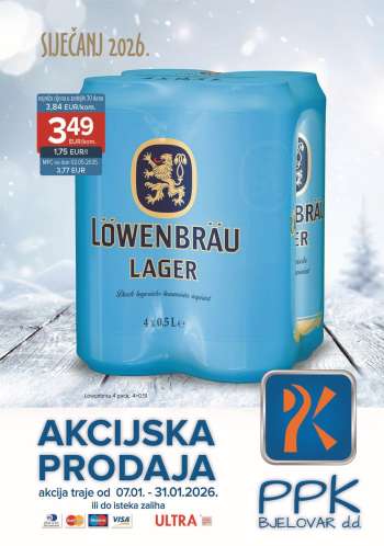 PPK Bjelovar katalog - 07.01.2026. - 31.01.2026.