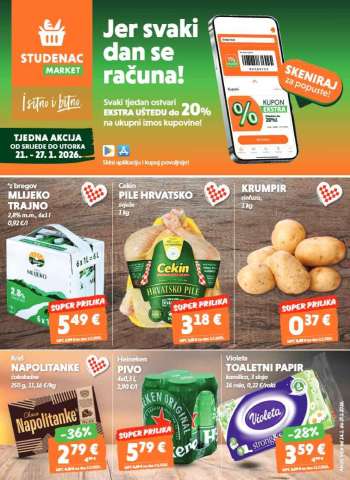 Studenac katalog - 21.01.2026. - 27.01.2026.