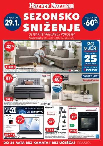 Harvey Norman katalog - 22.01.2026. - 29.01.2026.