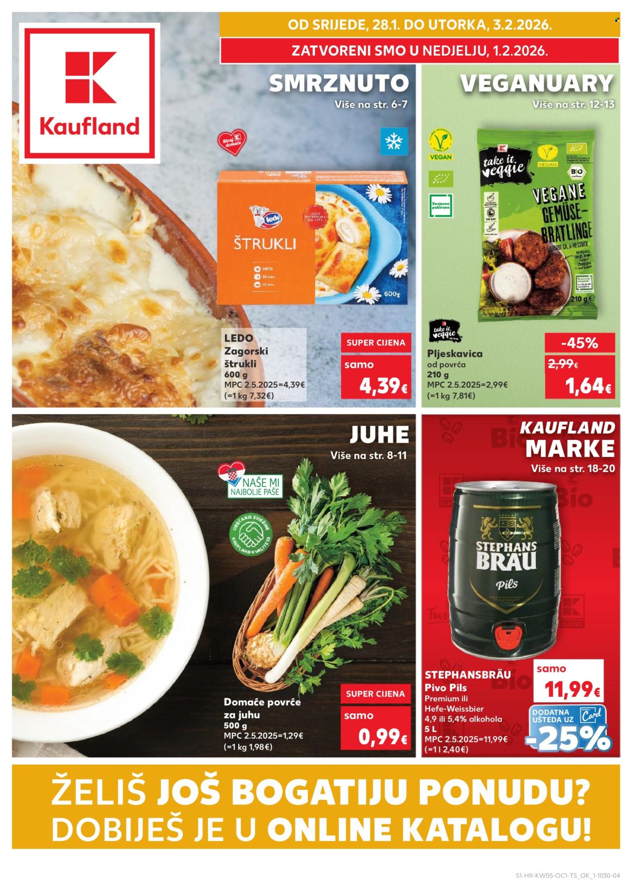 Kaufland katalog - 28.01.2026. - 03.02.2026. Stranica 1