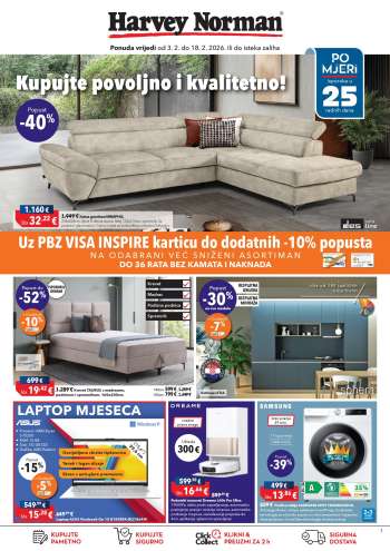 Harvey Norman katalog - 03.02.2026. - 18.02.2026.