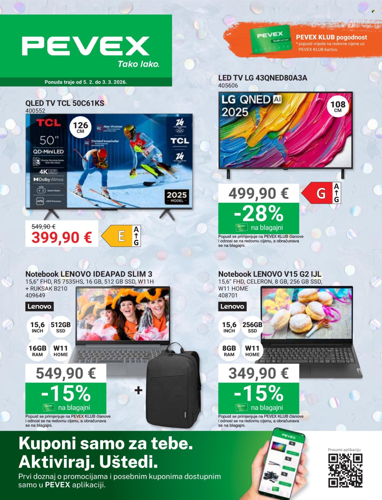 Pevex katalog - 05.02.2026. - 03.03.2026. Stranica 1