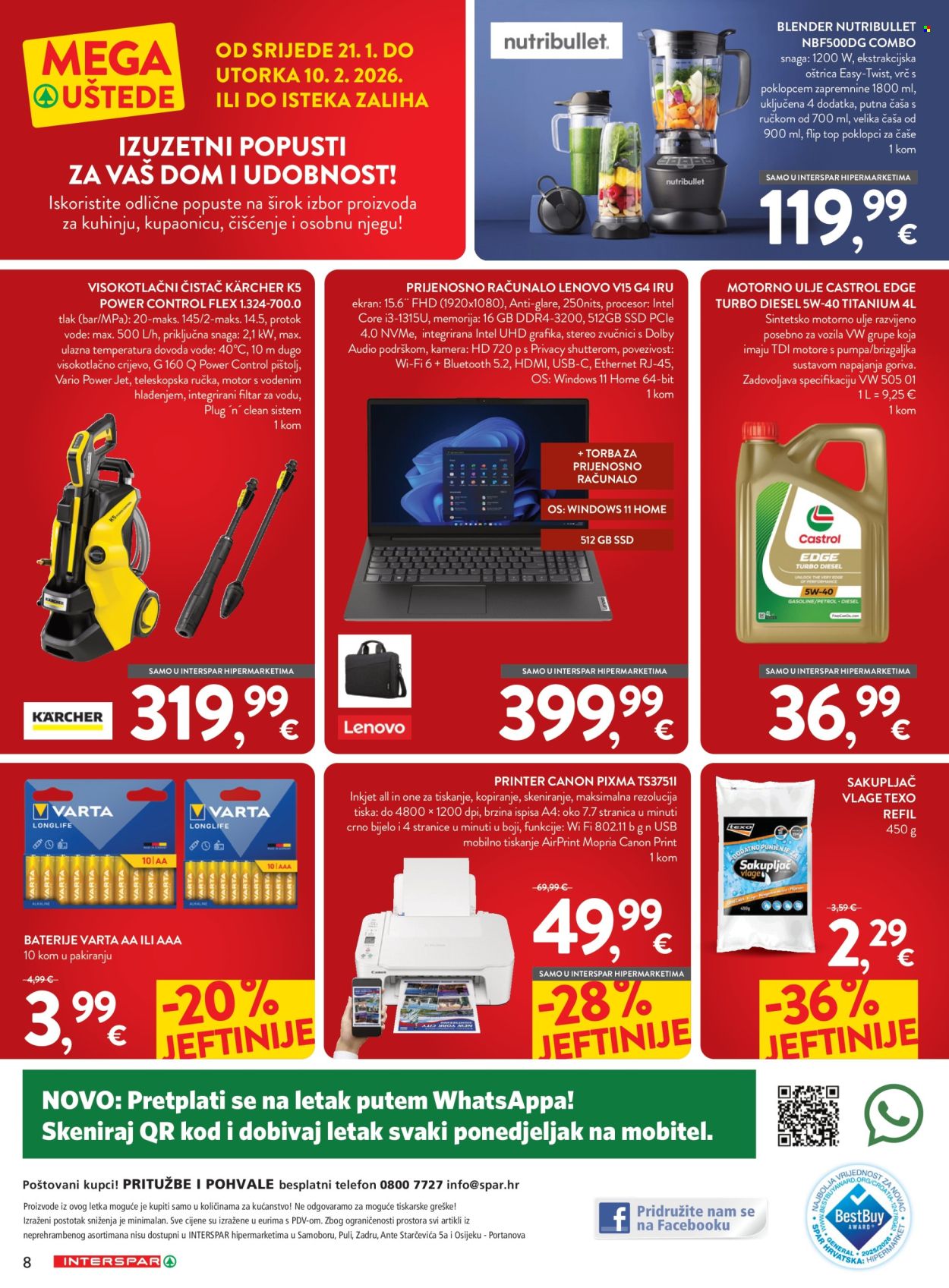 INTERSPAR katalog - 21.01.2026. - 10.02.2026. Stranica 8