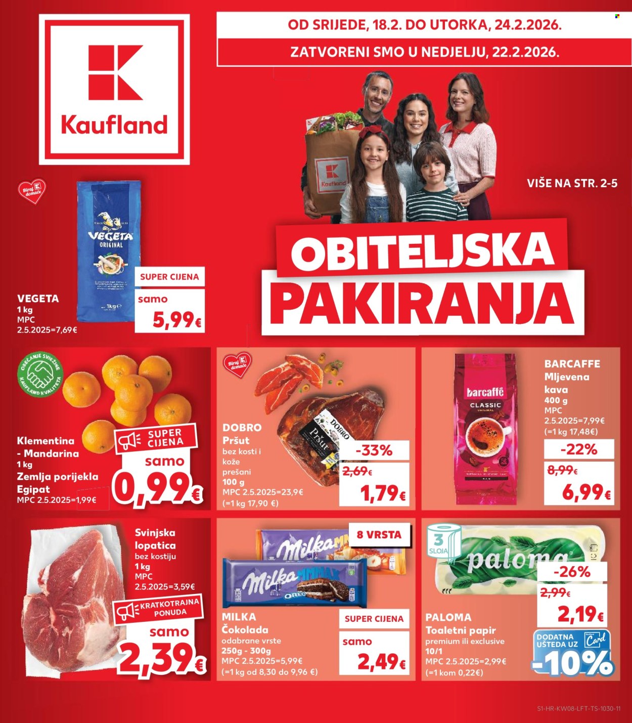 Kaufland katalog - 18.02.2026. - 24.02.2026. Stranica 1