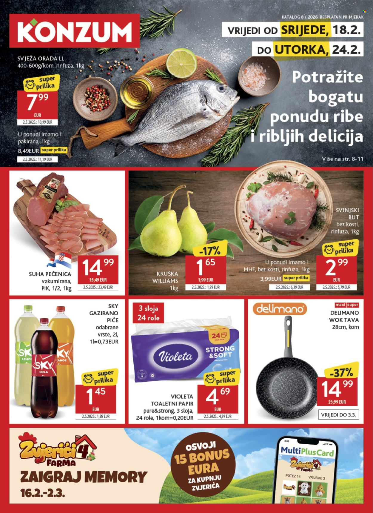 Konzum katalog - 18.02.2026. - 24.02.2026. Stranica 1