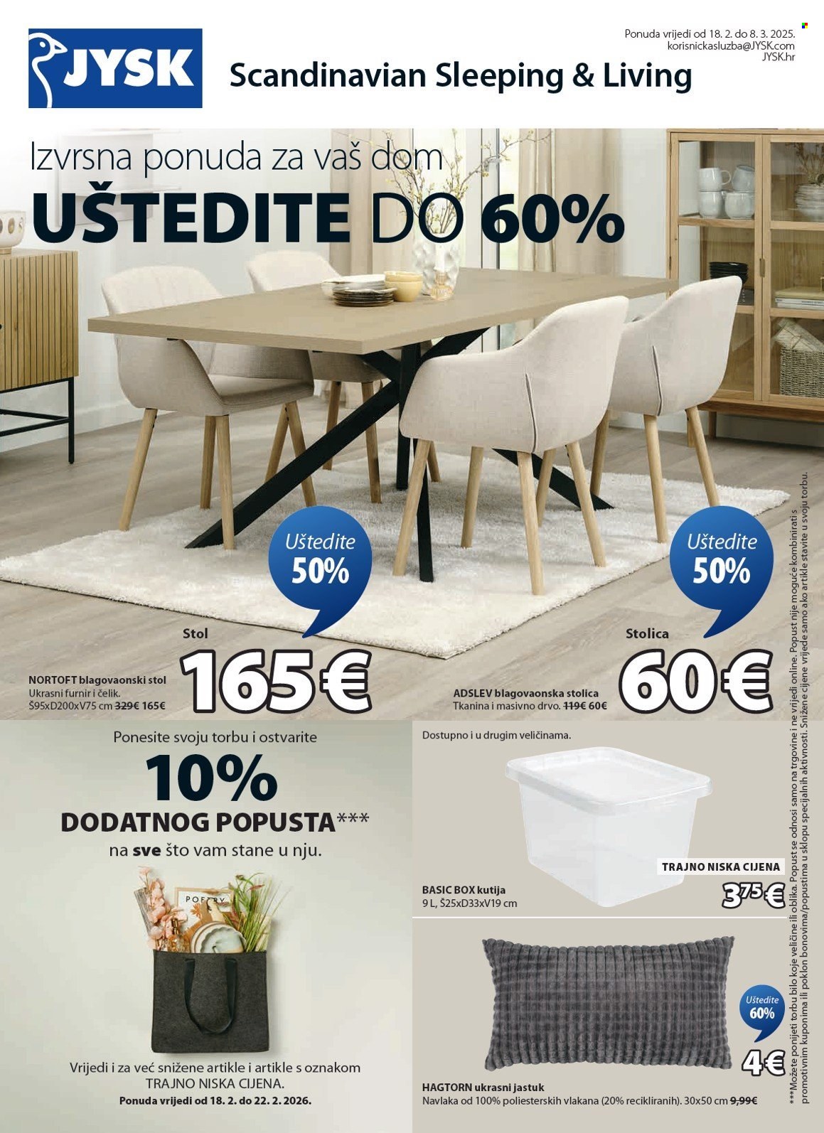 JYSK katalog - 18.02.2026. - 08.03.2026. Stranica 2