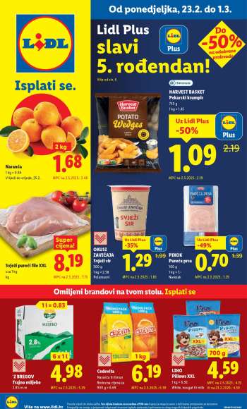 Lidl katalog - 23.02.2026. - 01.03.2026.