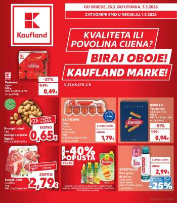 Kaufland katalog - 25.02.2026. - 03.03.2026.