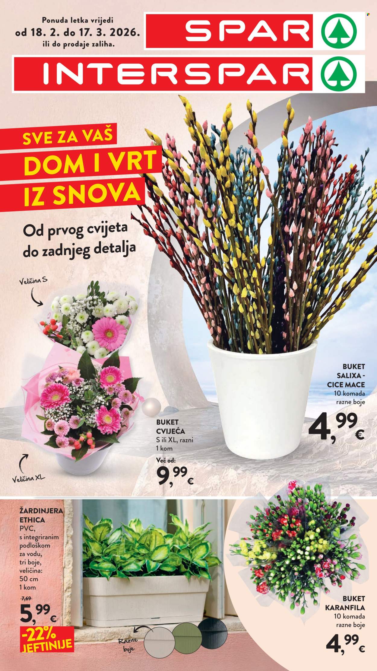 INTERSPAR katalog - 18.02.2026. - 17.03.2026. Stranica 1
