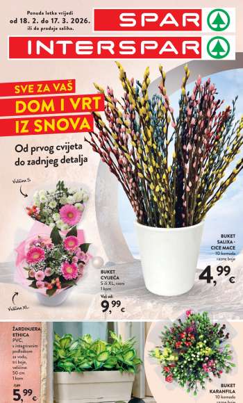 INTERSPAR katalog - 18.02.2026. - 17.03.2026.