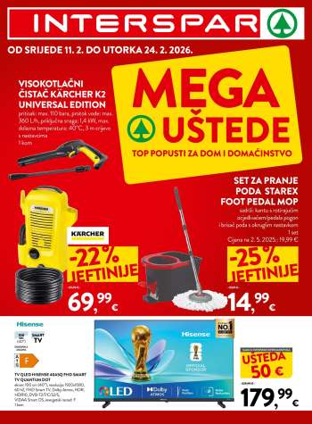 INTERSPAR katalog - 11.02.2026. - 24.02.2026.