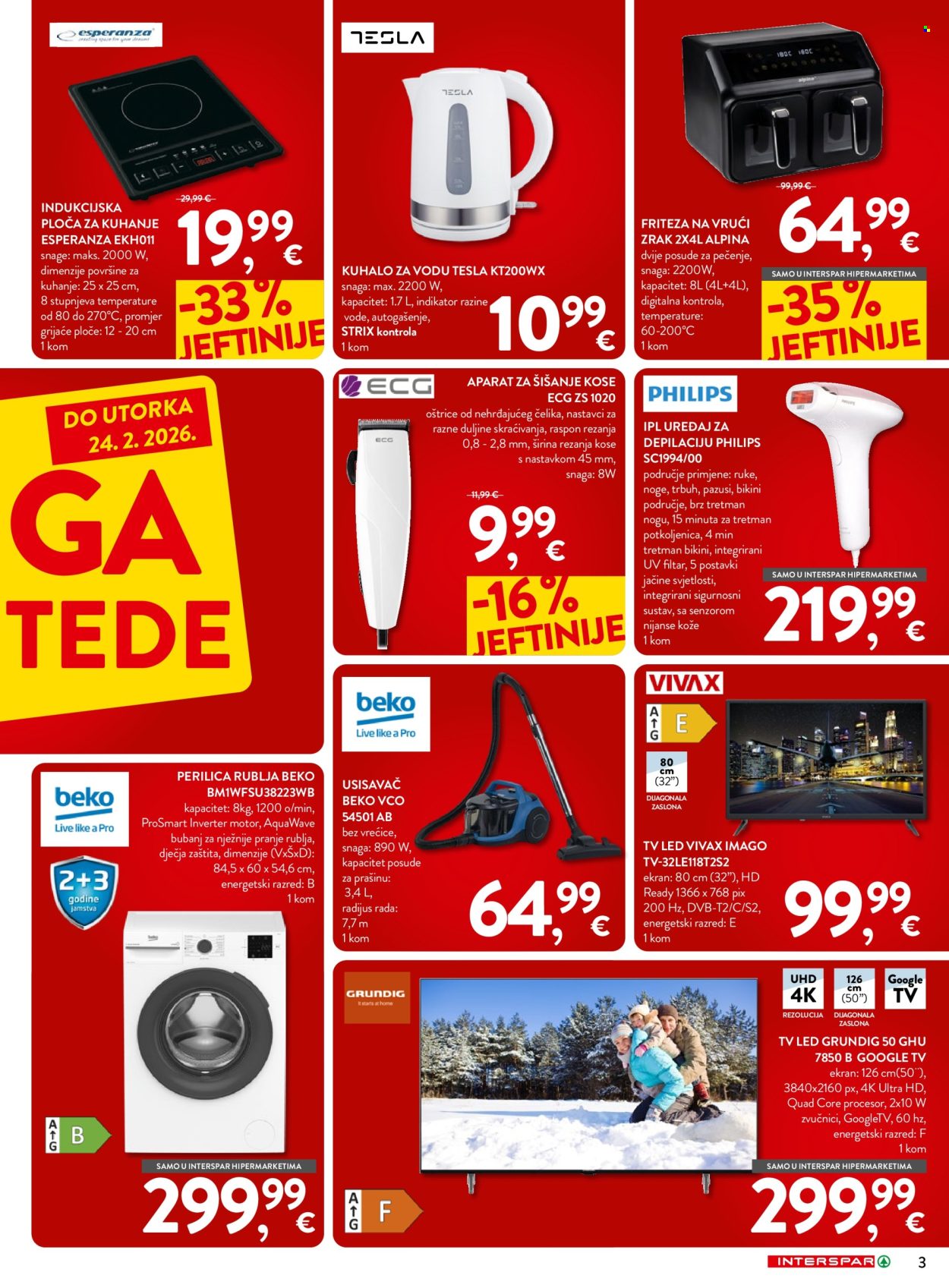 INTERSPAR katalog - 11.02.2026. - 24.02.2026. Stranica 3
