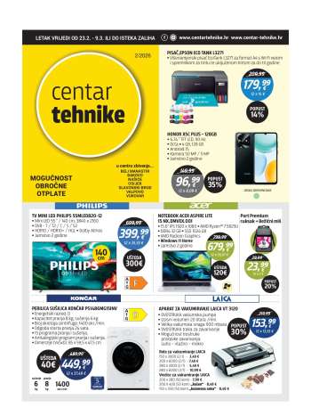 Centar Tehnike katalog - 23.02.2026. - 09.03.2026.