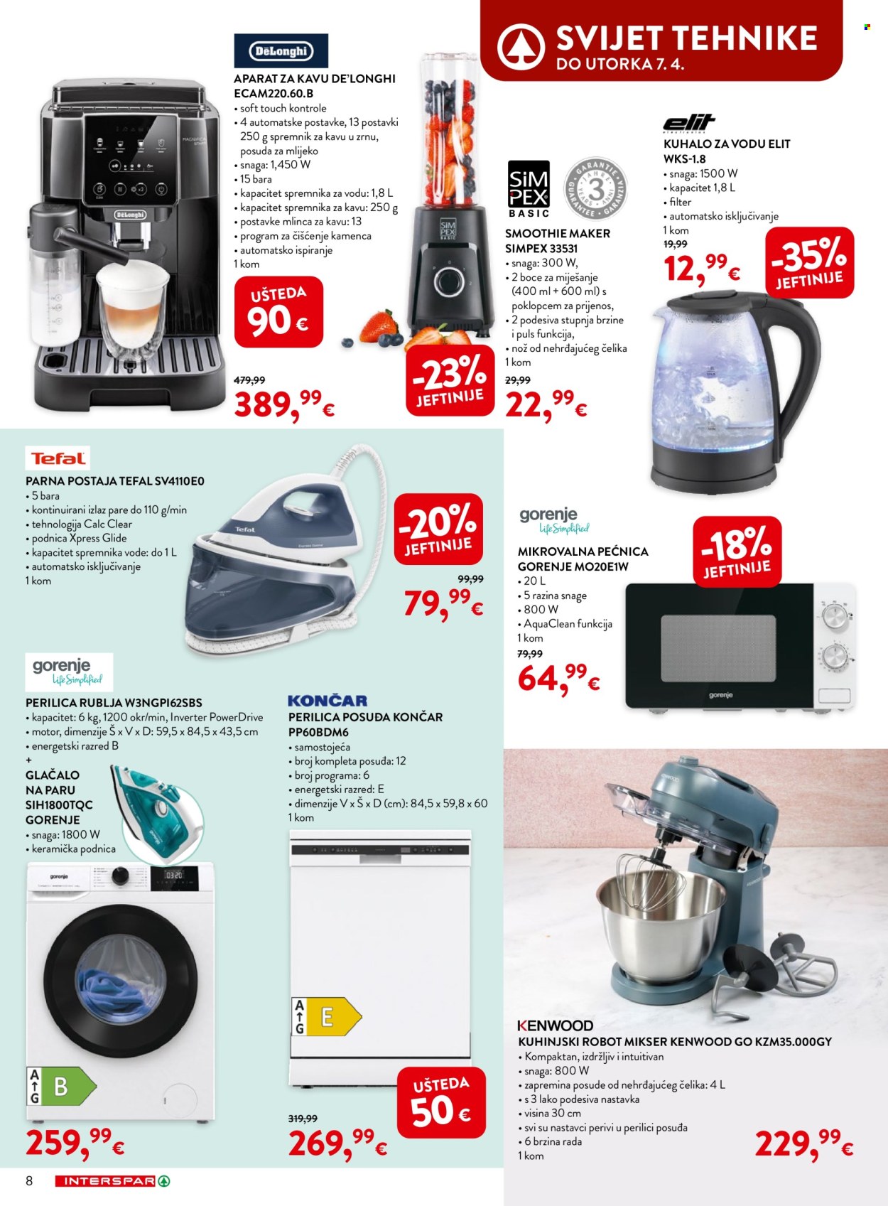 INTERSPAR katalog - 04.03.2026. - 07.04.2026. Stranica 8