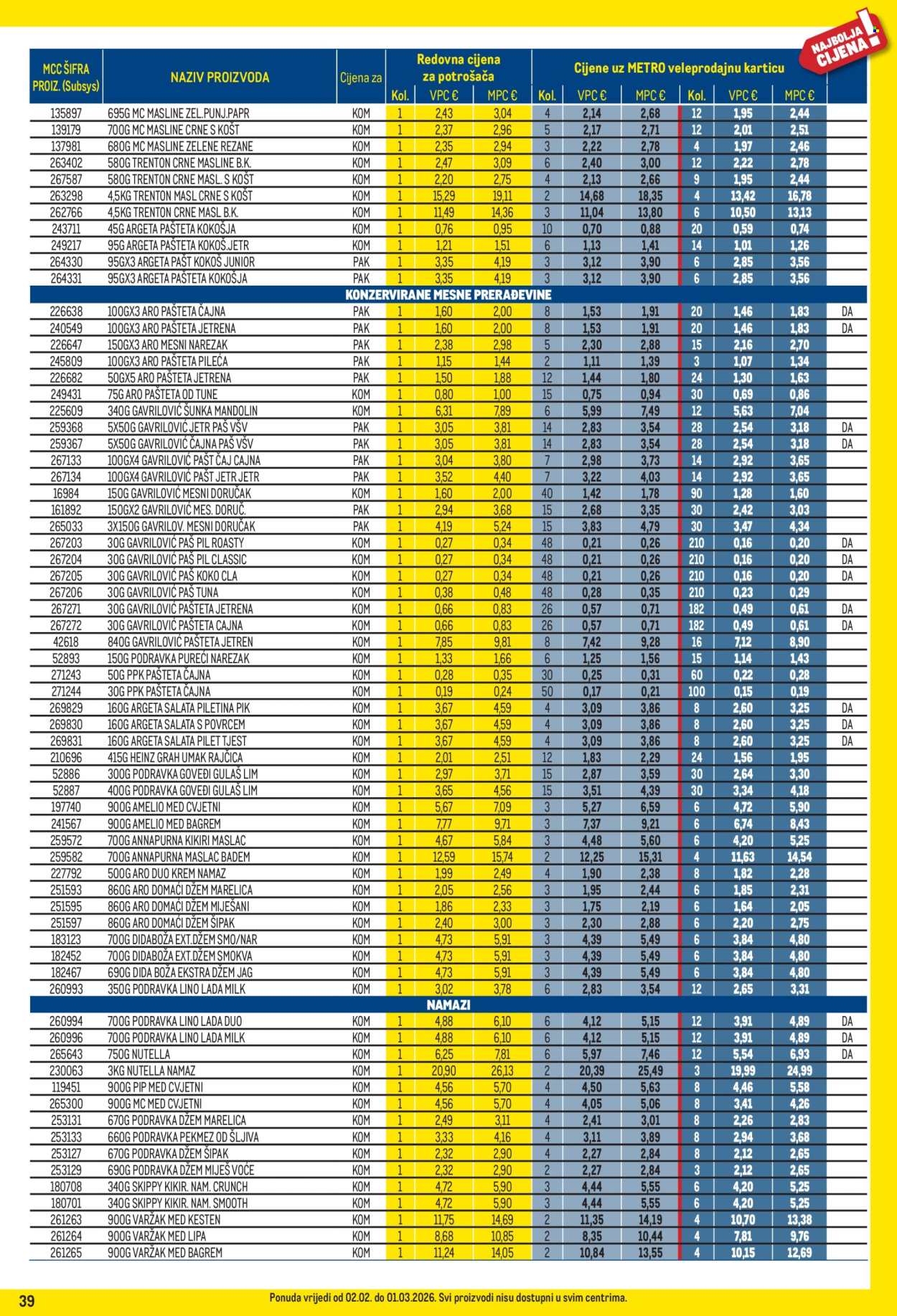 Metro katalog - 01.03.2026. - 31.03.2026. Stranica 39