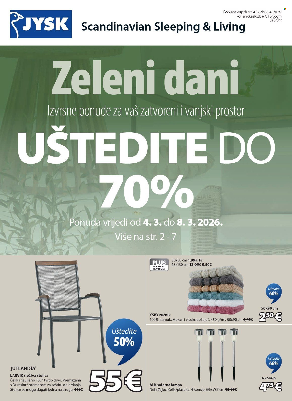 JYSK katalog - 04.03.2026. - 07.04.2026. Stranica 2
