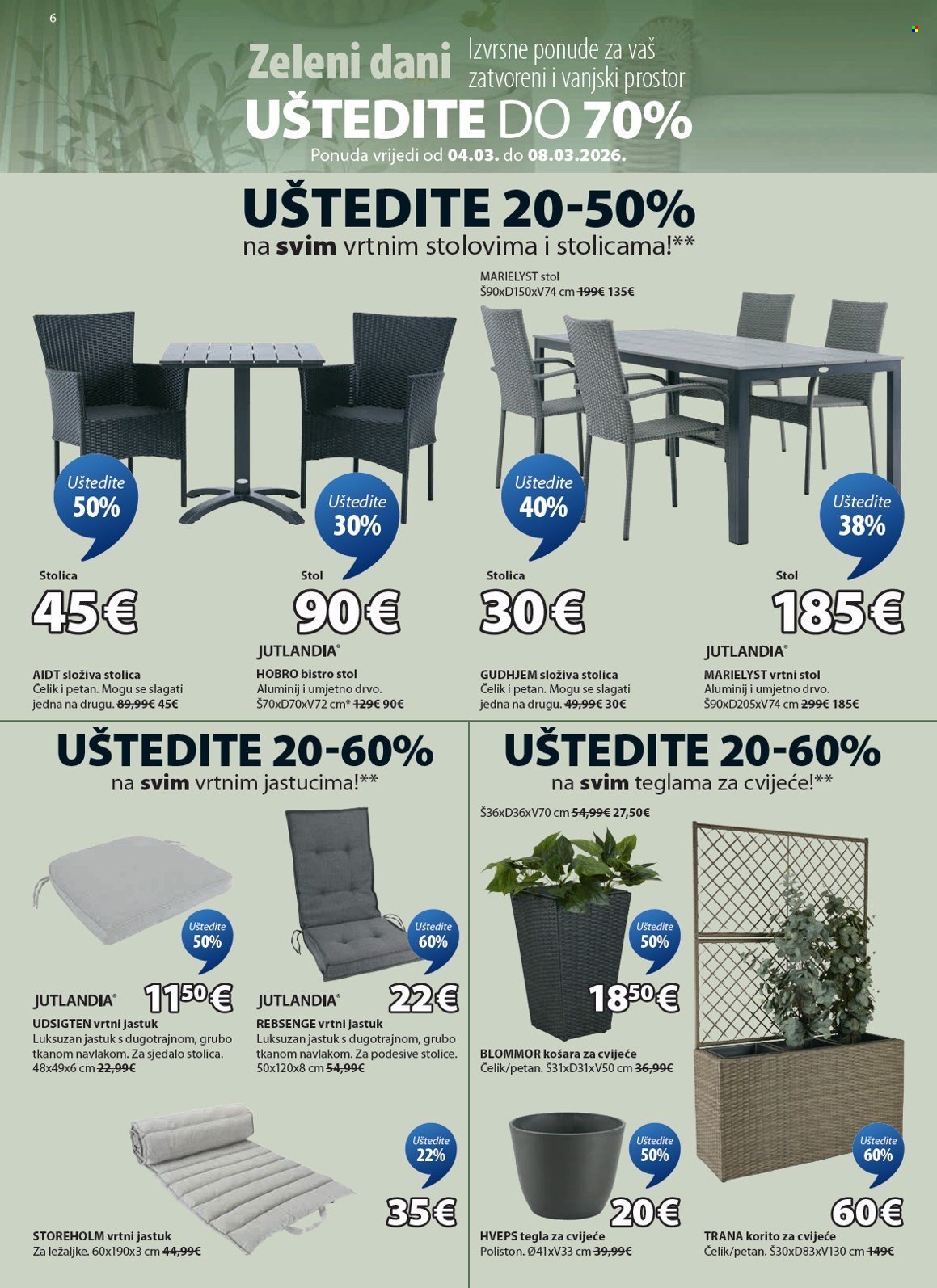 JYSK katalog - 04.03.2026. - 07.04.2026. Stranica 7