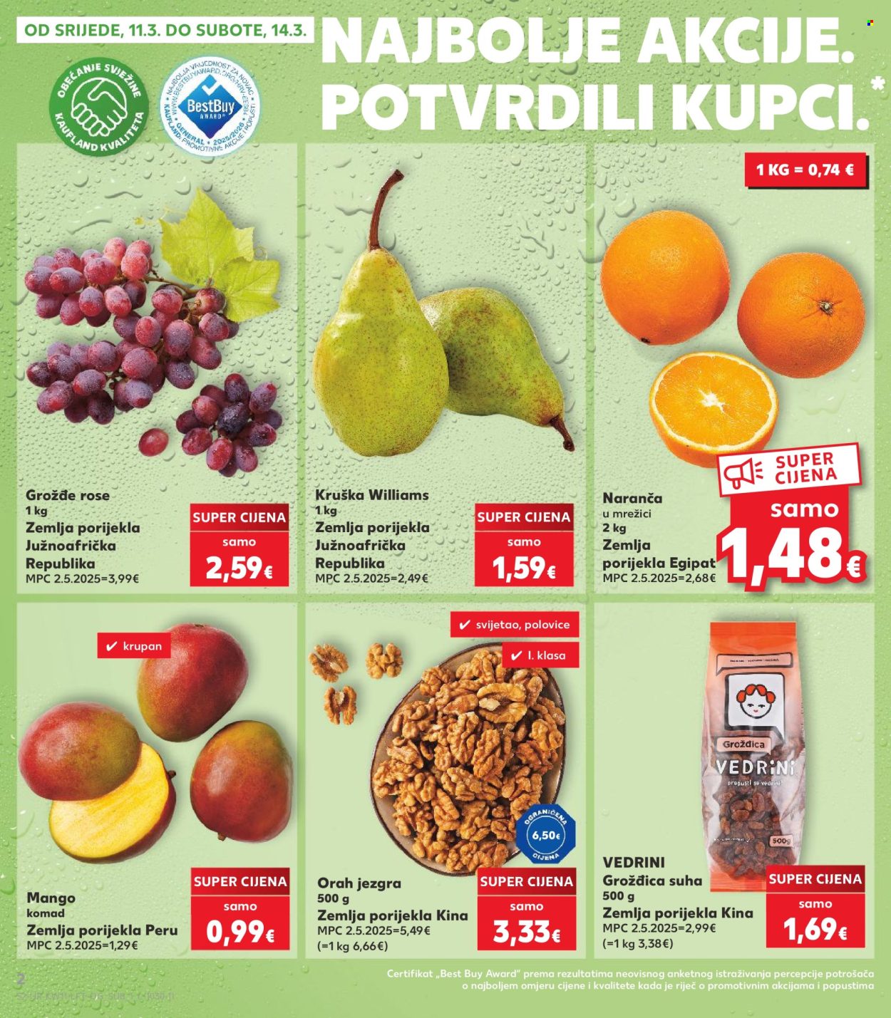 Kaufland katalog - 11.03.2026. - 17.03.2026. Stranica 2