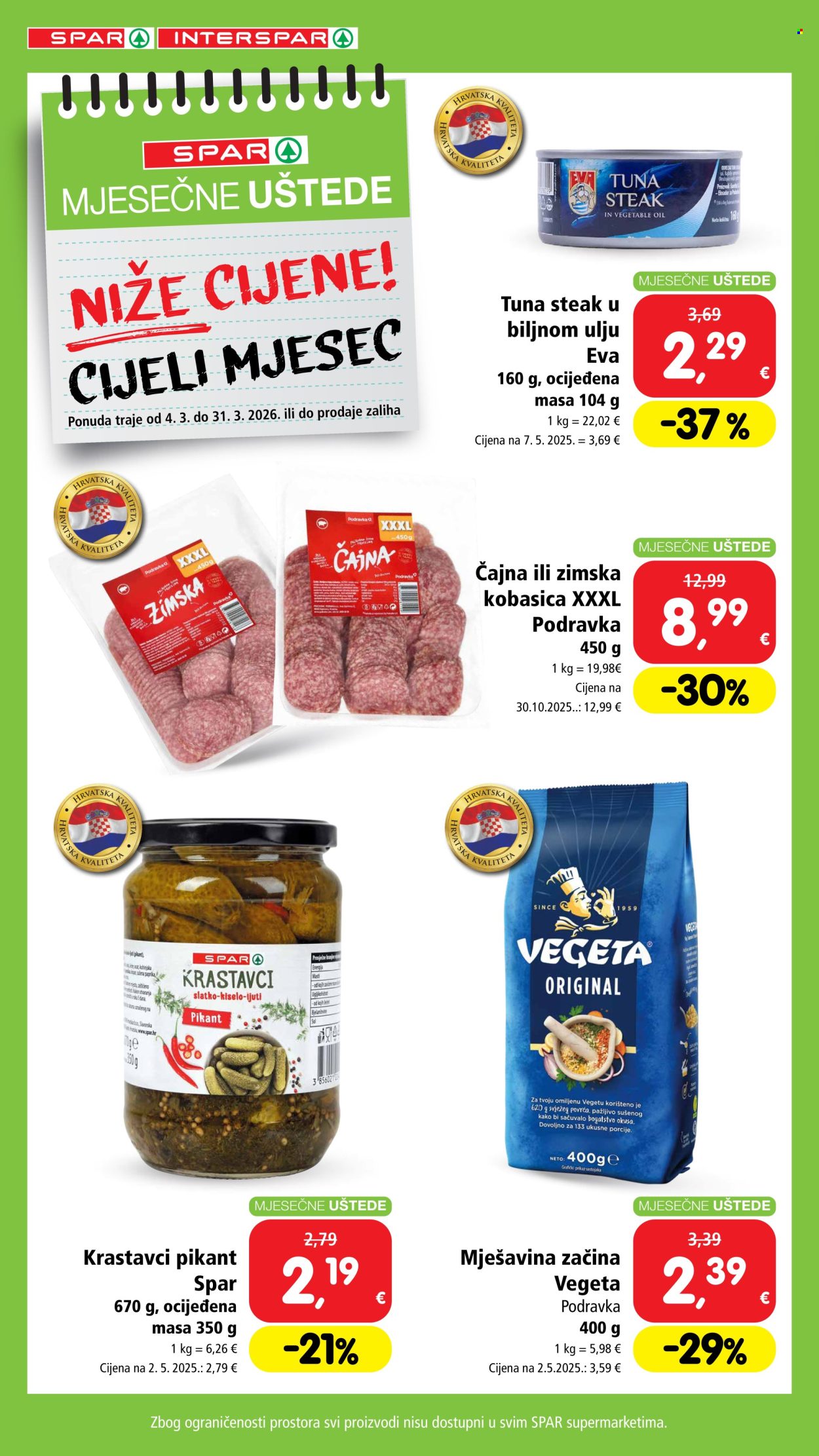 SPAR katalog - 04.03.2026. - 31.03.2026. Stranica 2