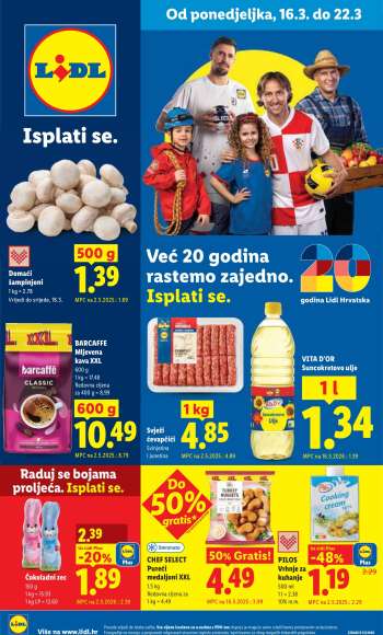 Lidl katalog - 16.03.2026. - 22.03.2026.