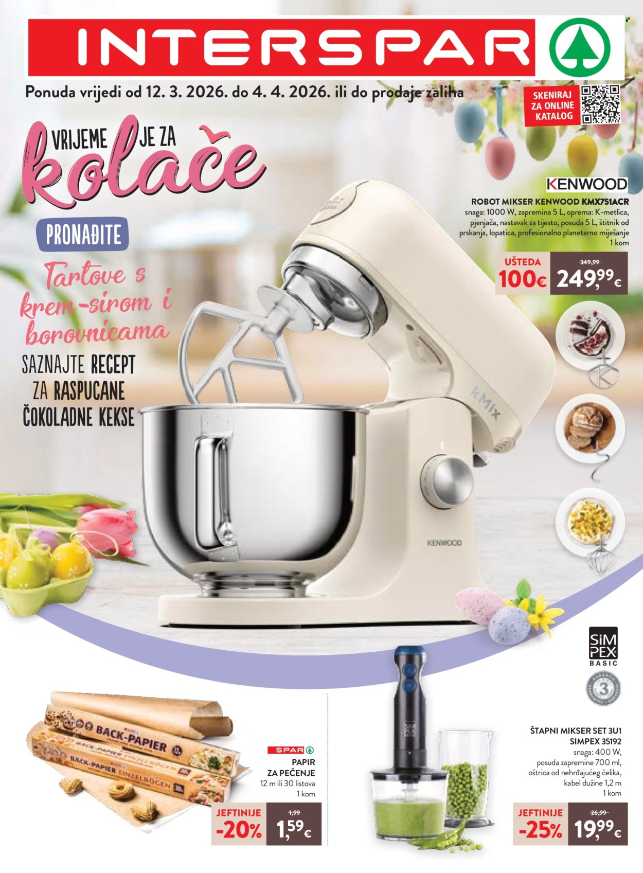 INTERSPAR katalog - 12.03.2026. - 04.04.2026. Stranica 1
