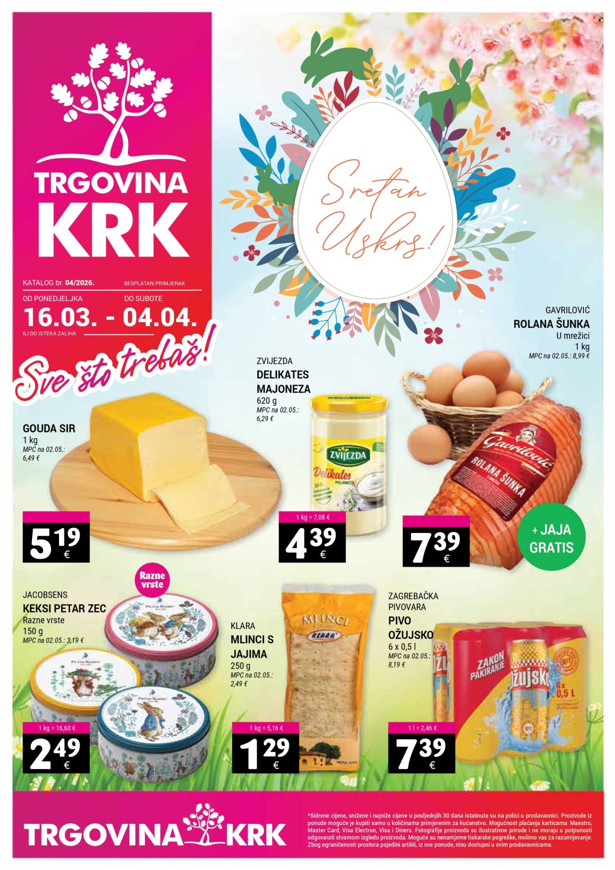 Trgovina KRK katalog - 16.03.2026. - 04.04.2026. Stranica 1