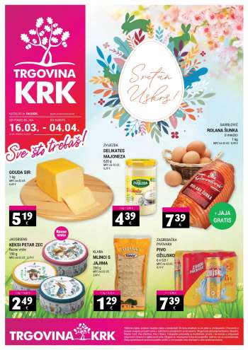 Trgovina KRK katalog - 16.03.2026. - 04.04.2026.