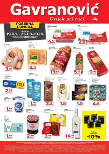 Gavranović katalog - 19.03.2026. - 25.03.2026.
