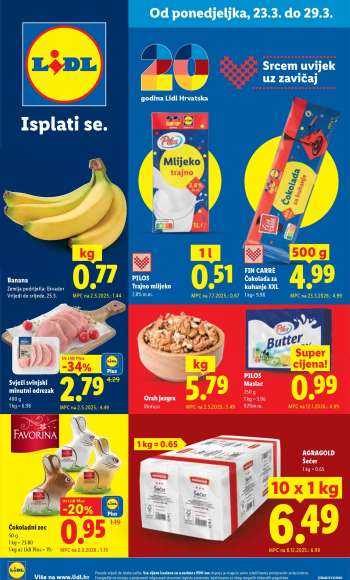 Lidl katalog - 23.03.2026. - 29.03.2026.
