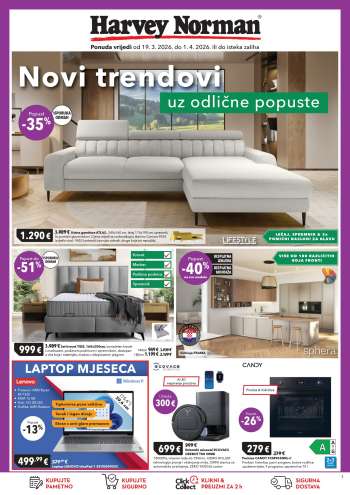 Harvey Norman katalog - 19.03.2026. - 01.04.2026.