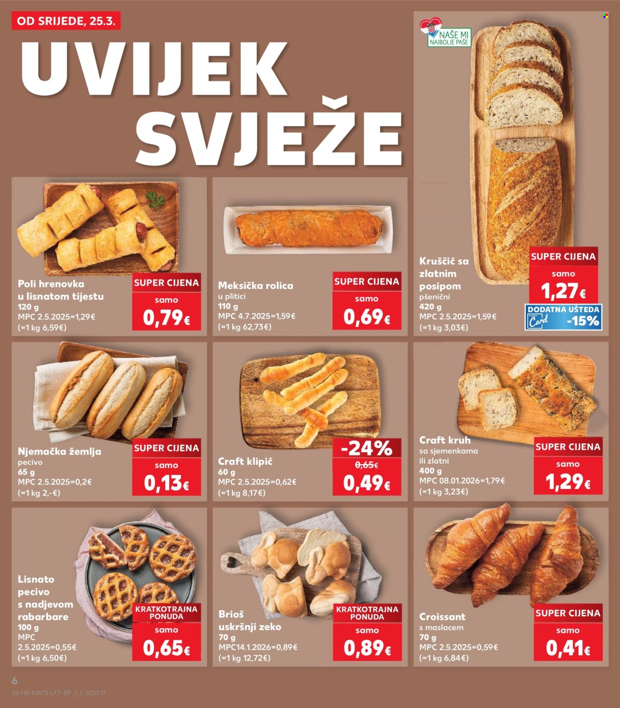 Kaufland katalog - 25.03.2026. - 31.03.2026. Stranica 6