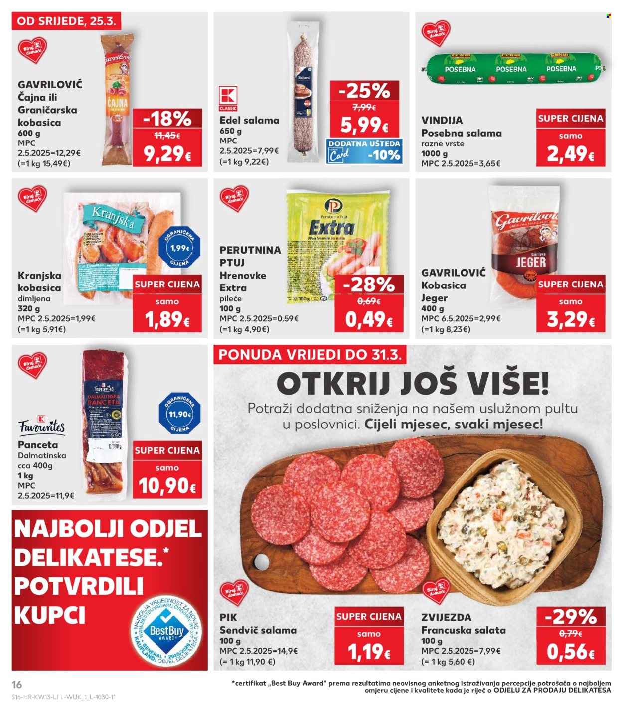 Kaufland katalog - 25.03.2026. - 31.03.2026. Stranica 16