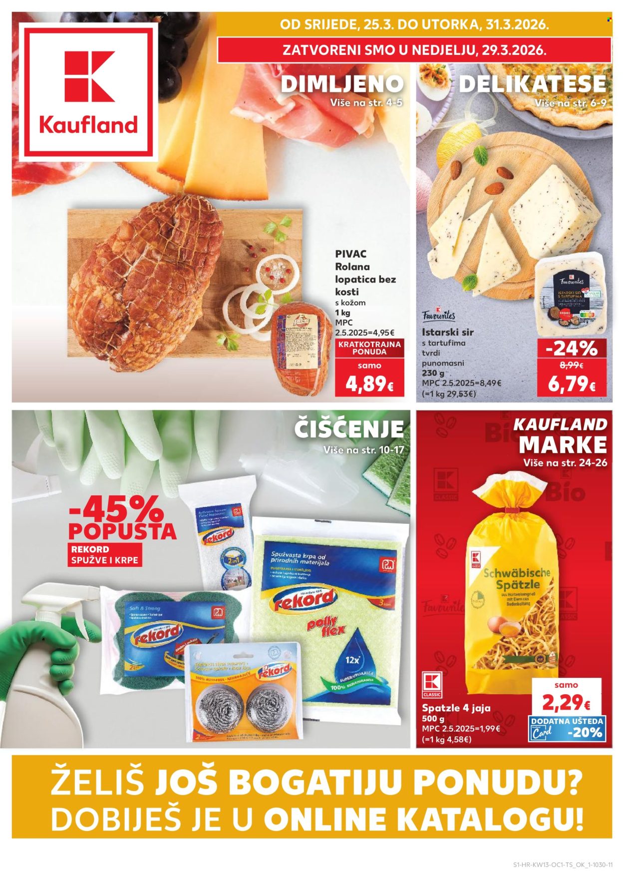 Kaufland katalog - 25.03.2026. - 31.03.2026. Stranica 1