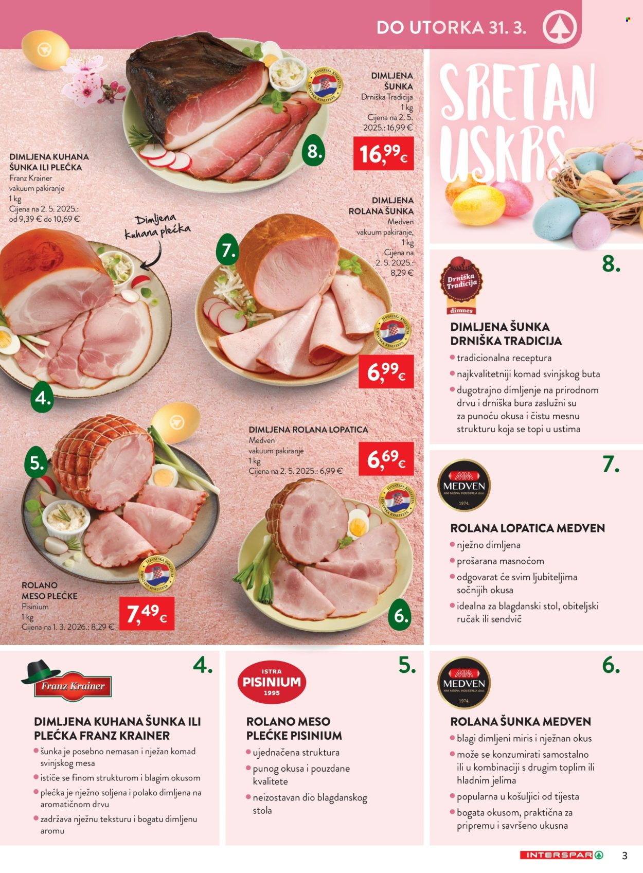 INTERSPAR katalog - 25.03.2026. - 07.04.2026. Stranica 3