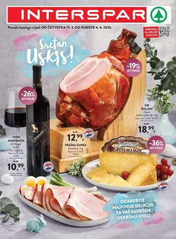 INTERSPAR katalog - 19.03.2026. - 04.04.2026.