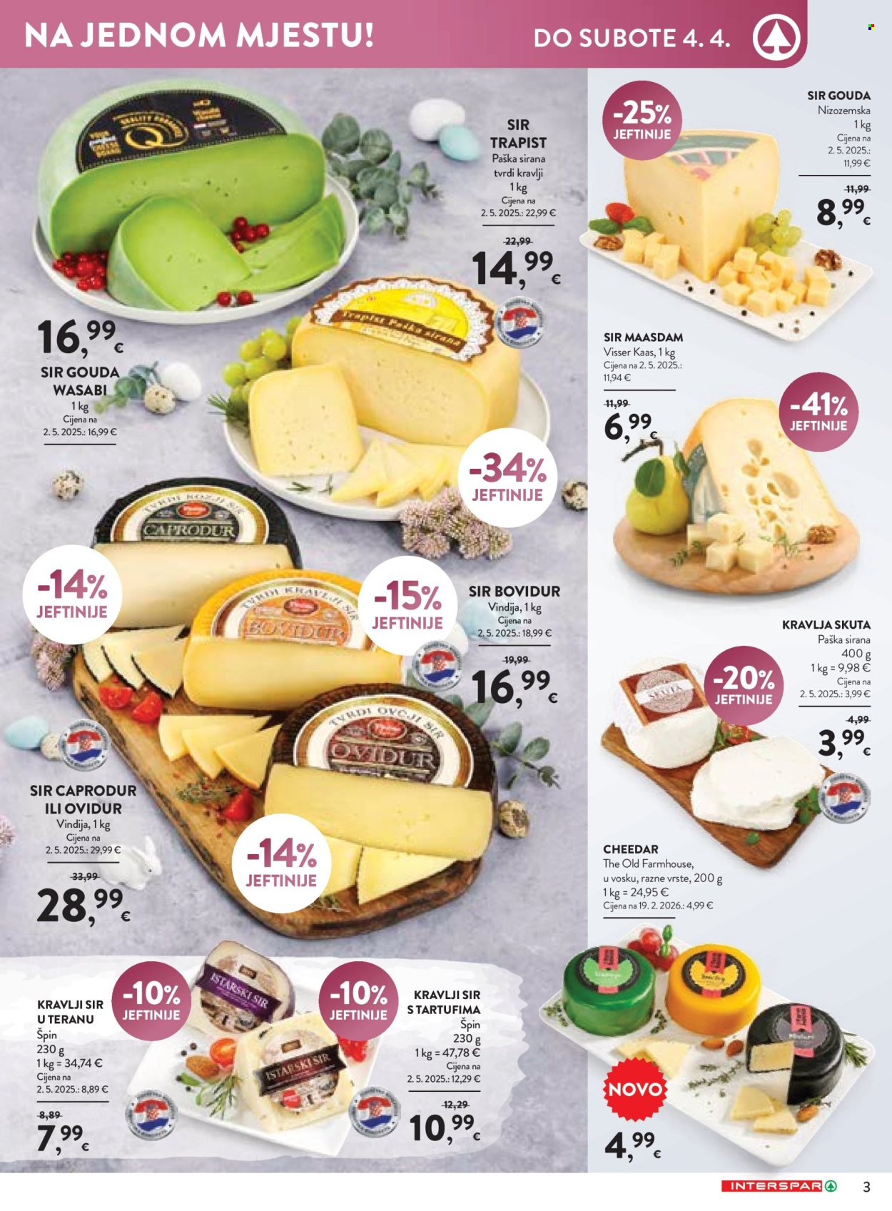 INTERSPAR katalog - 19.03.2026. - 04.04.2026. Stranica 3