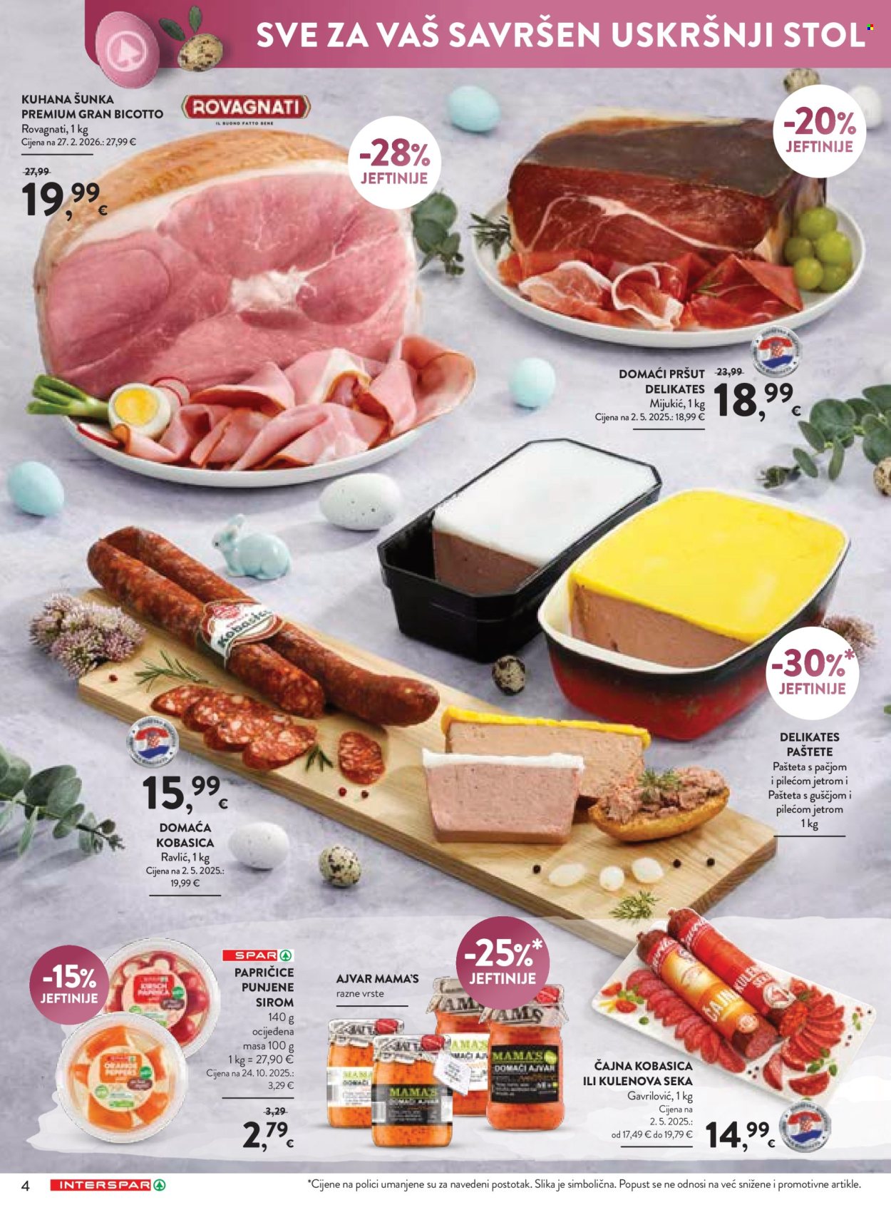 INTERSPAR katalog - 19.03.2026. - 04.04.2026. Stranica 4
