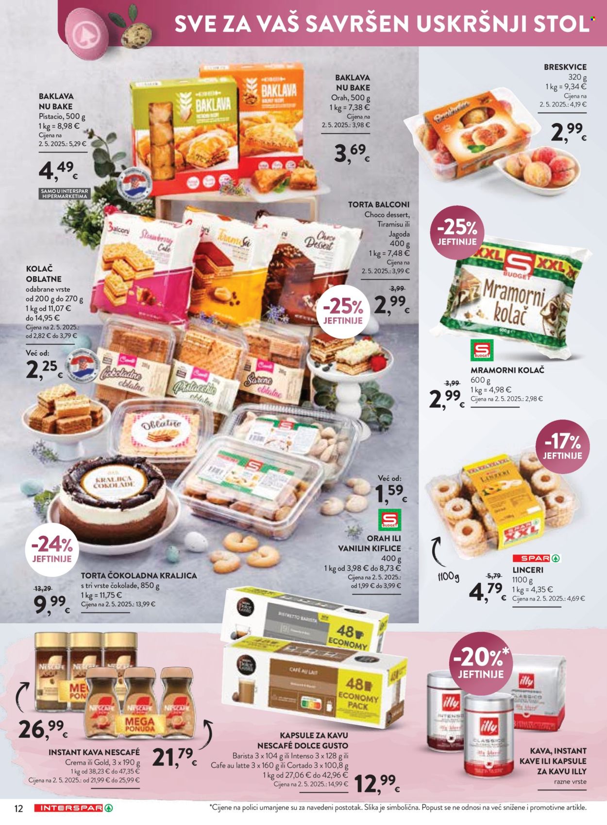 INTERSPAR katalog - 19.03.2026. - 04.04.2026. Stranica 12