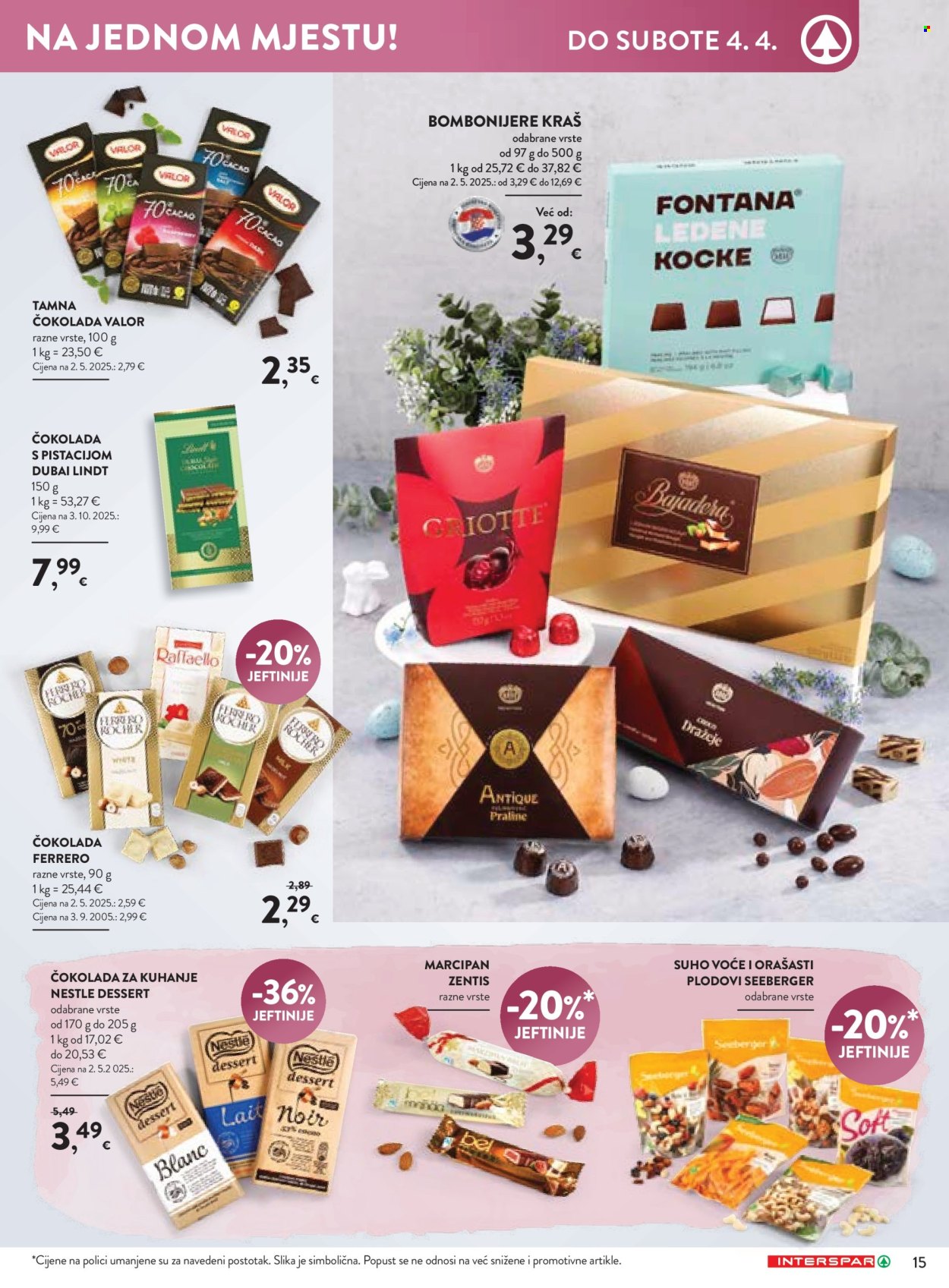 INTERSPAR katalog - 19.03.2026. - 04.04.2026. Stranica 15